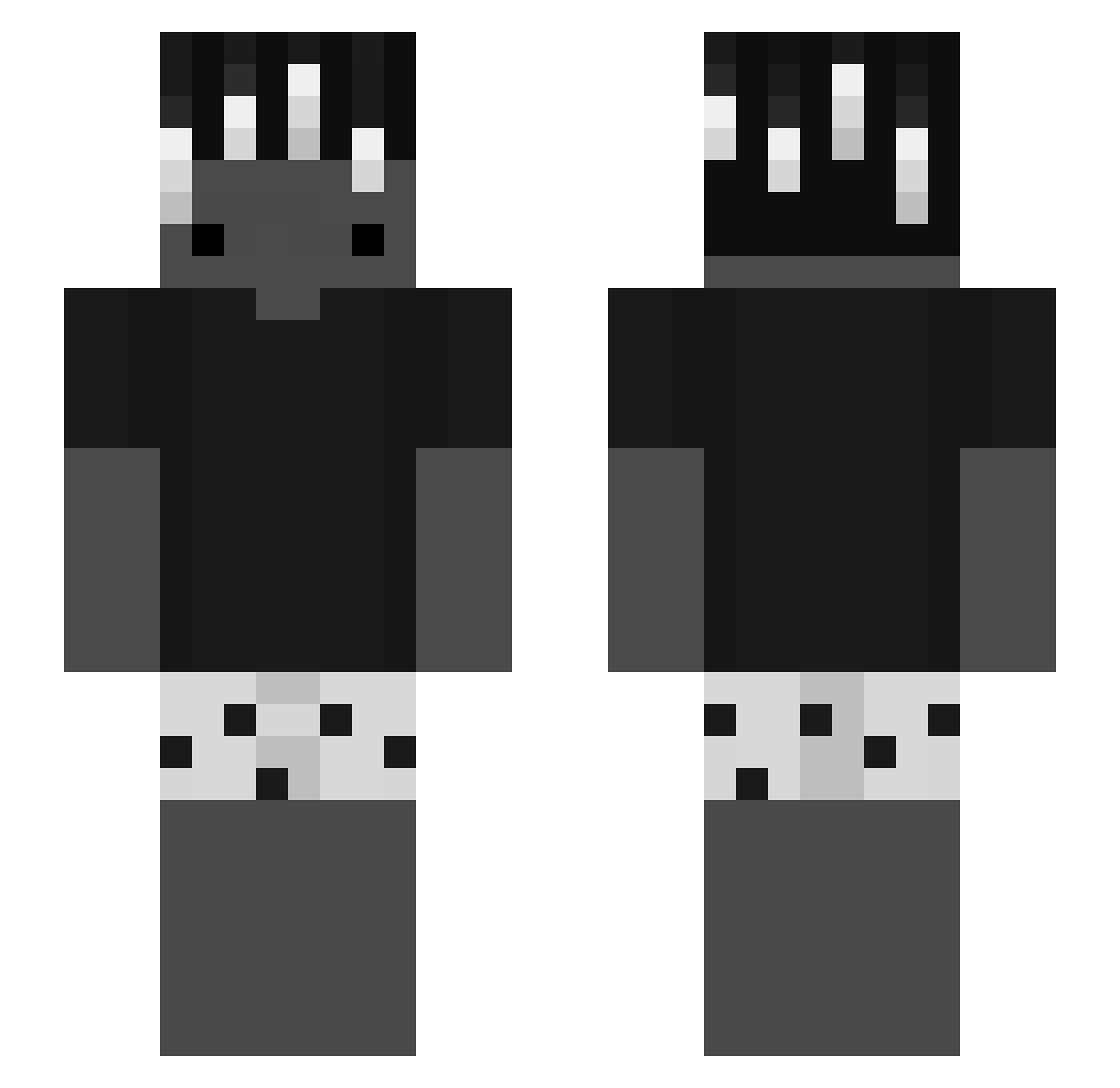 BACHITIADINHO Minecraft skin, front and back view