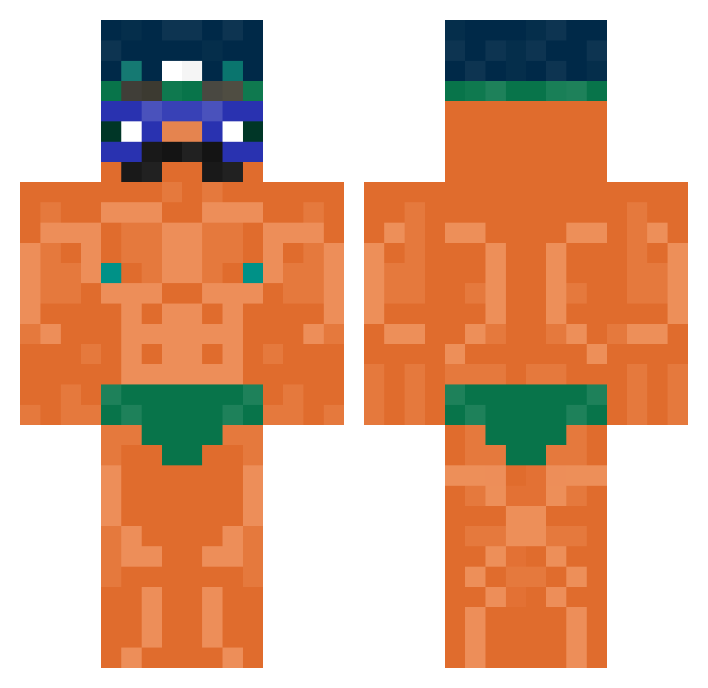 __SOULKING__ Minecraft skin, front and back view