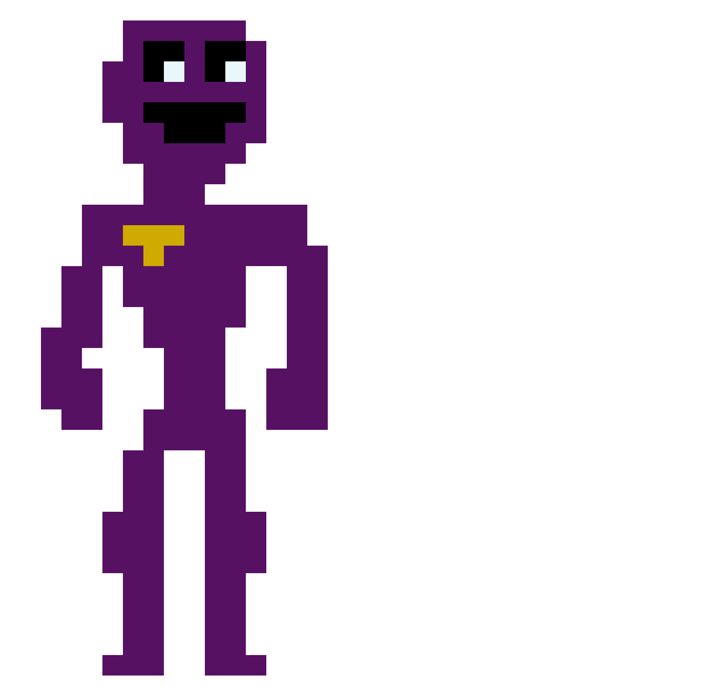 eqgs Minecraft skin, front and back view
