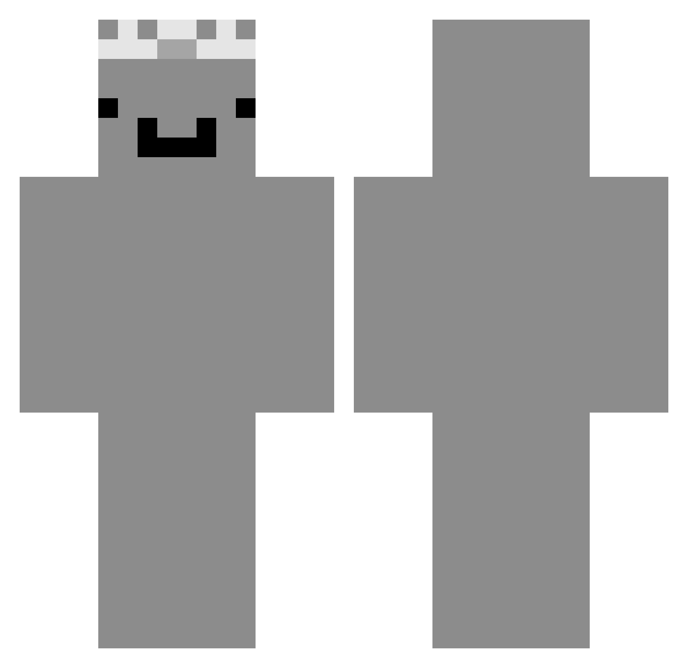 mexin4311 Minecraft skin, front and back view