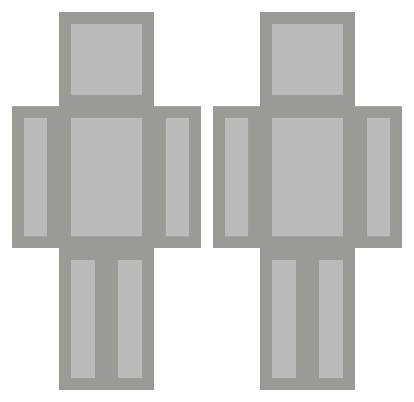 Hotwheel9 Minecraft skin, front and back view