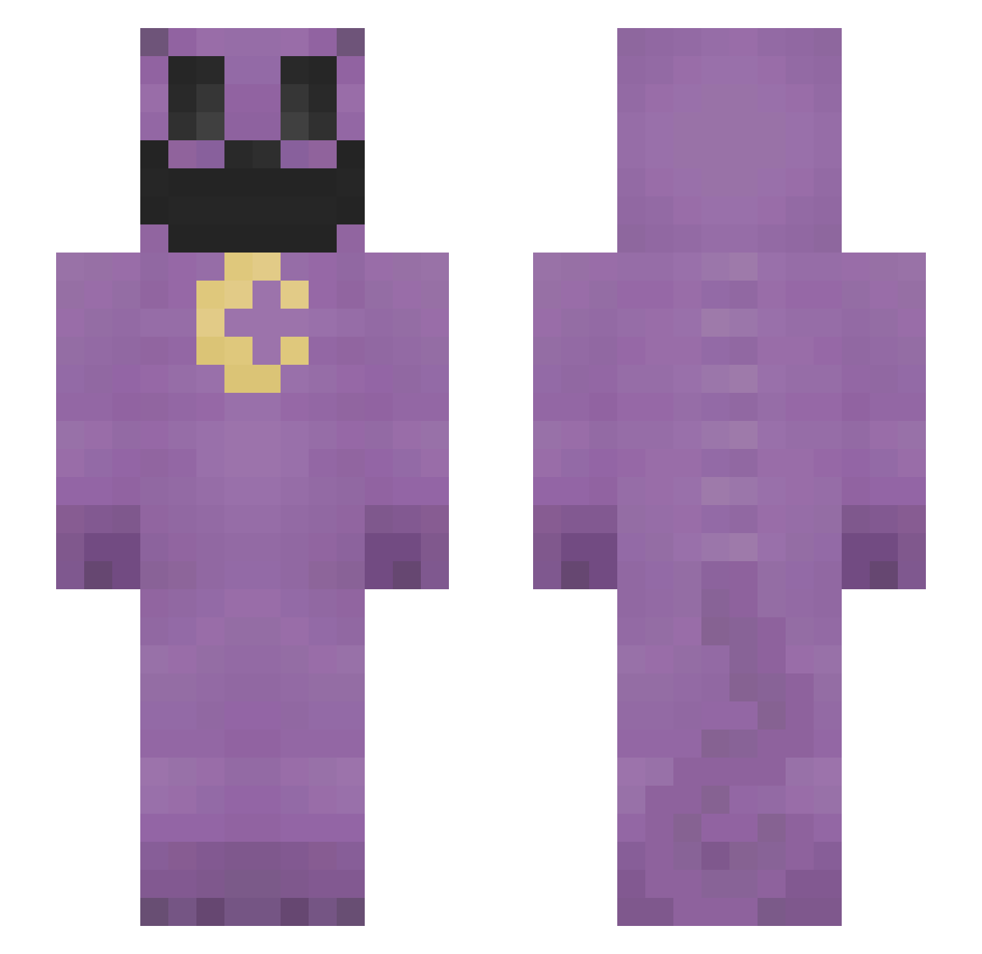 Short_Owl Minecraft skin, front and back view
