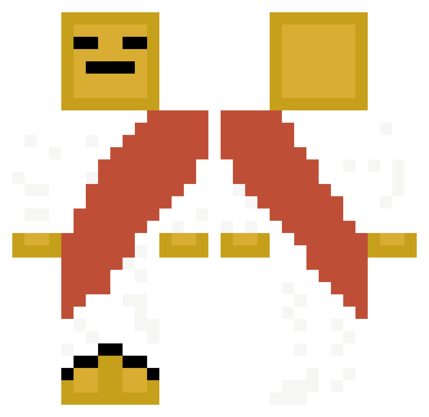 X_SHREK Minecraft skin, front and back view