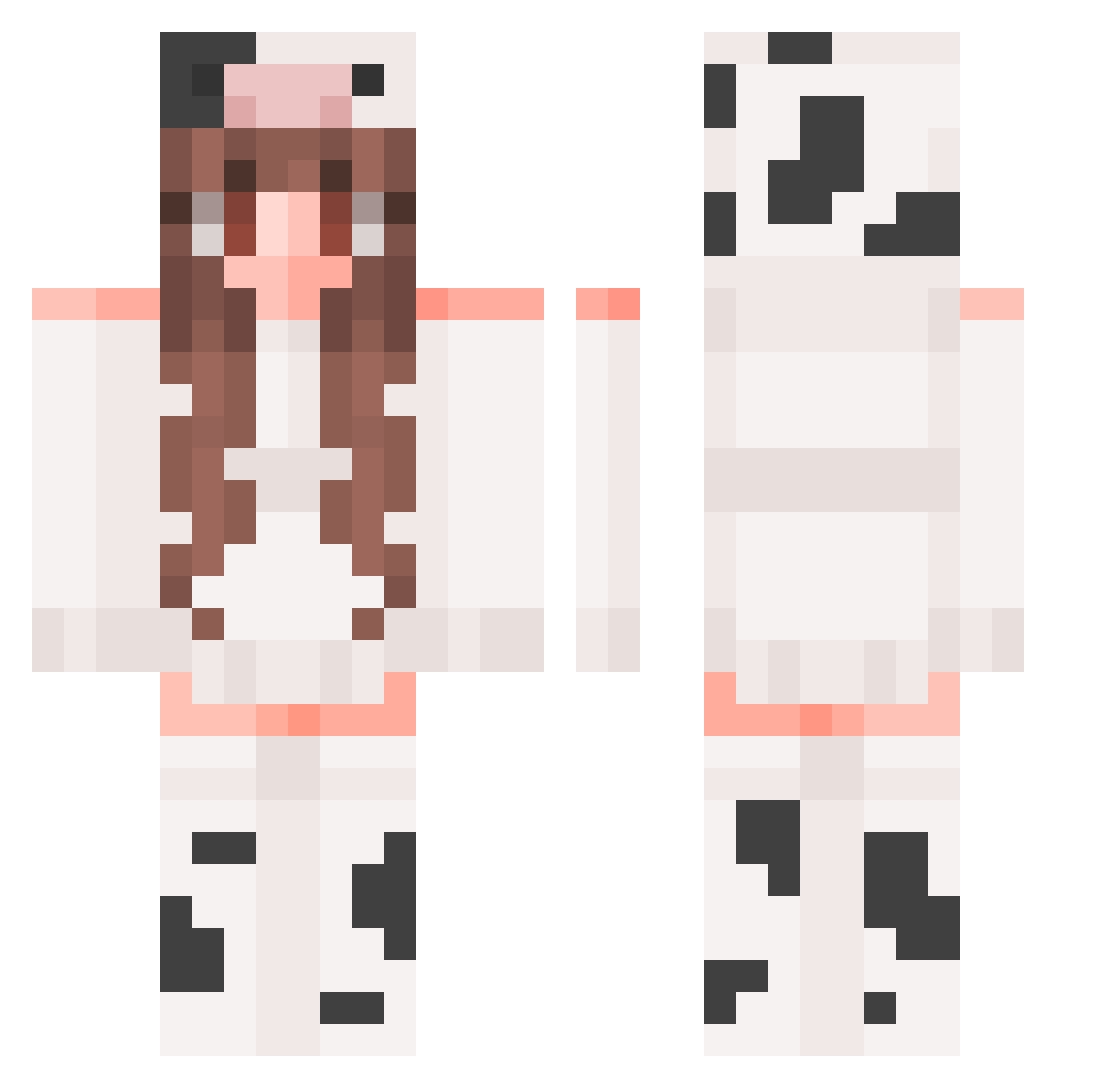 rayitosorio Minecraft skin, front and back view