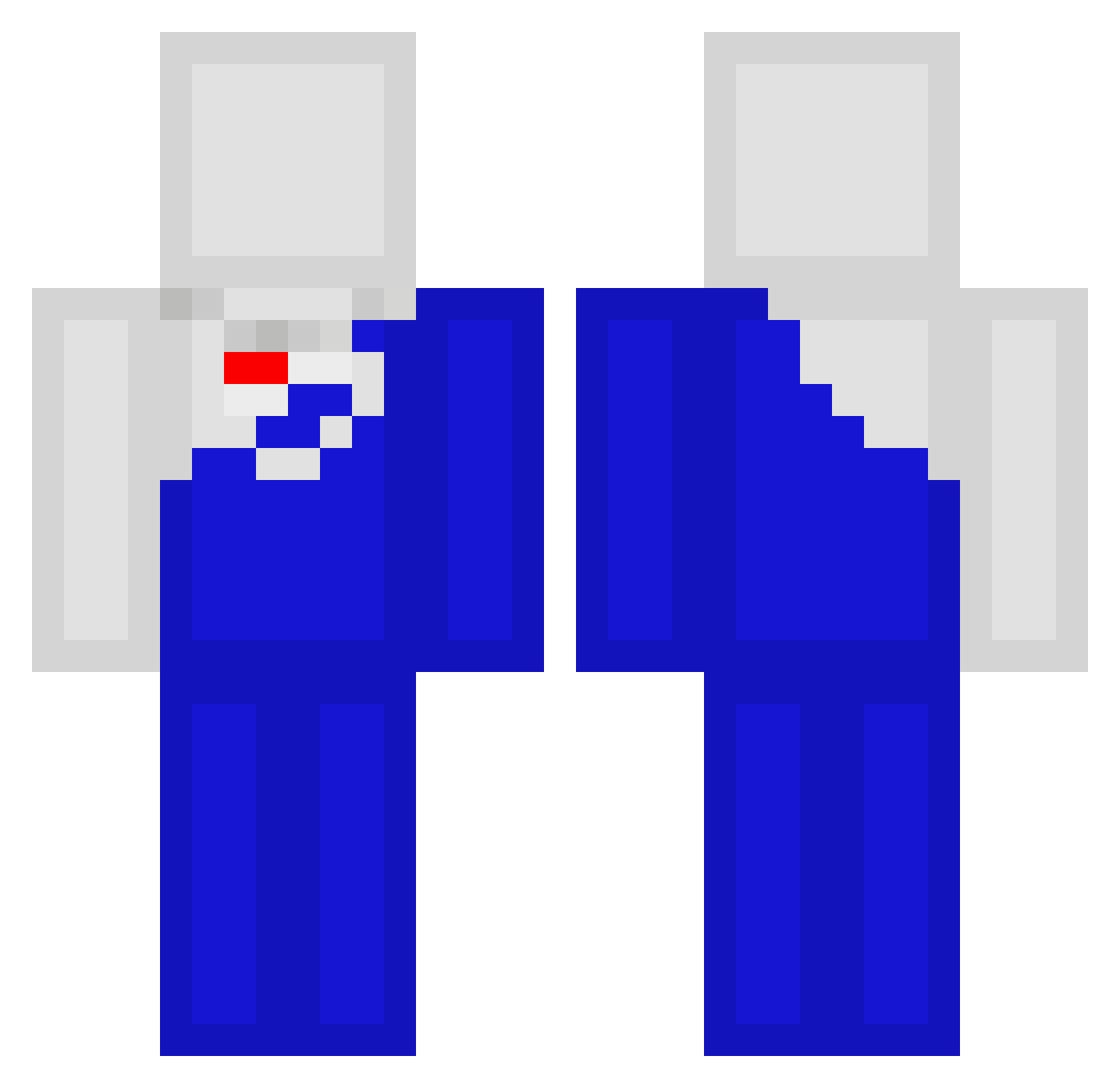 SandvichDanse Minecraft skin, front and back view