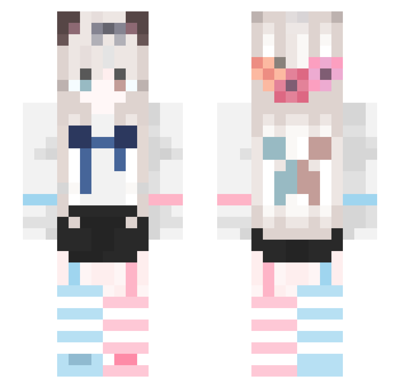 Guigui_939 Minecraft skin, front and back view