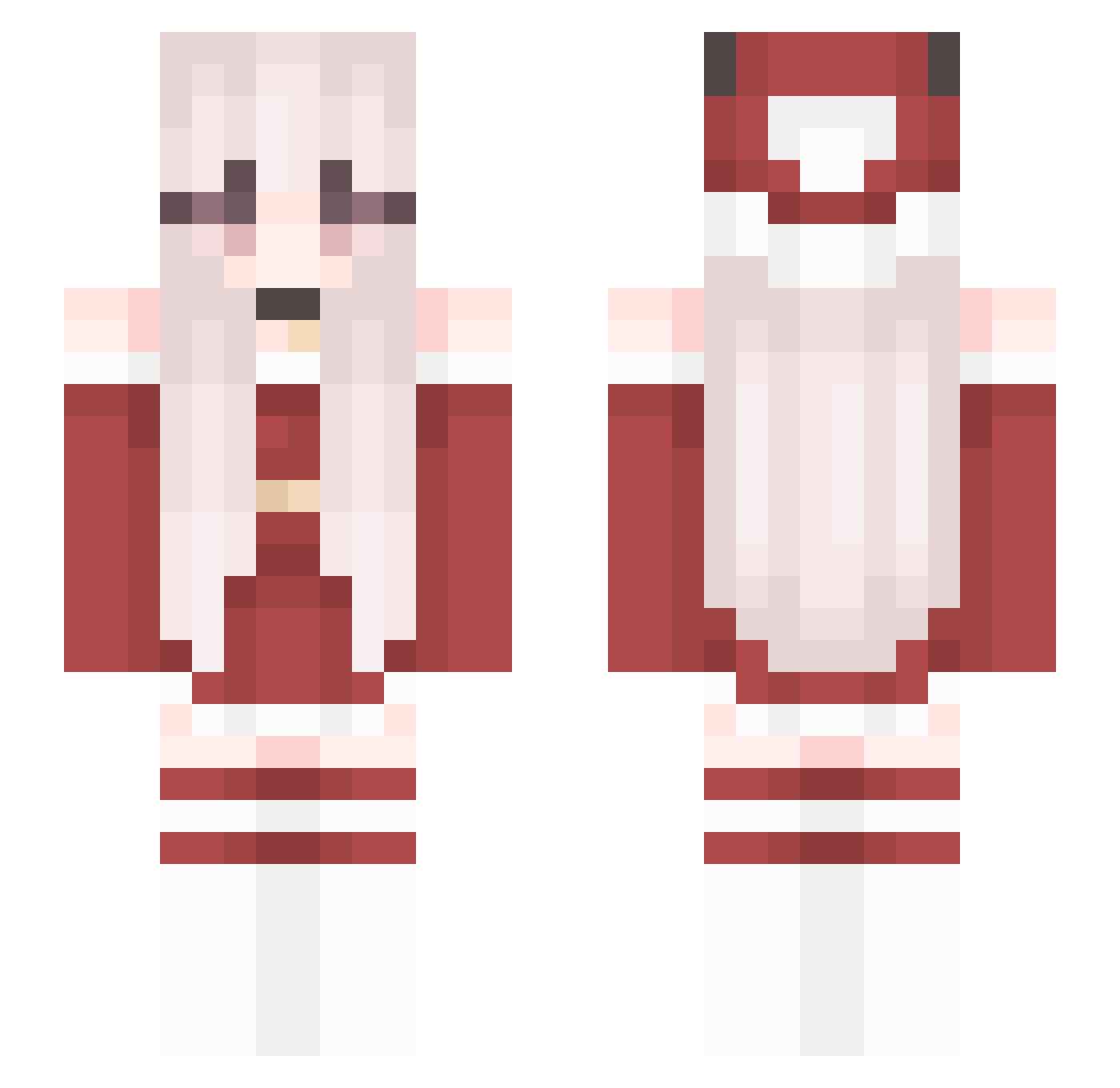 SoNgXbonG Minecraft skin, front and back view