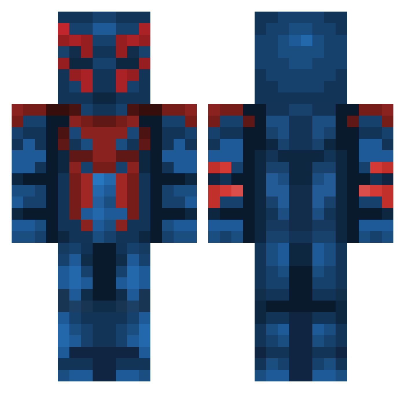 wyatt239 Minecraft skin, front and back view