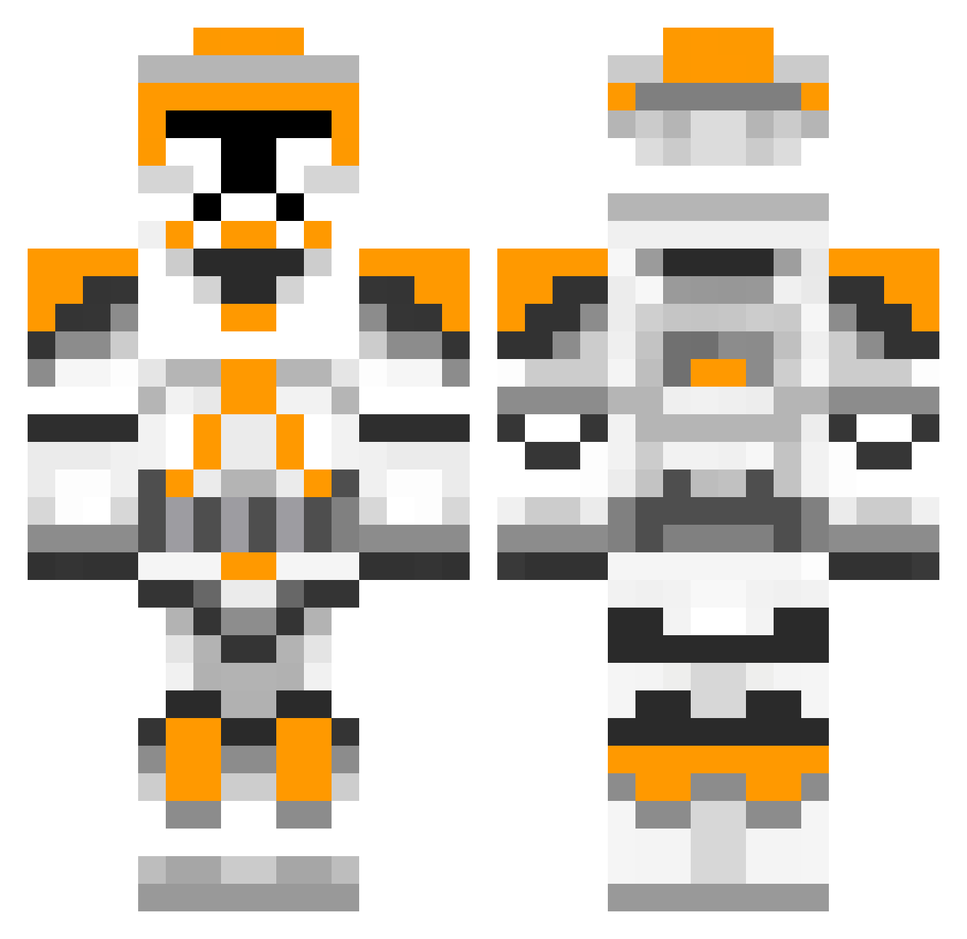 Lukazt_674 Minecraft skin, front and back view