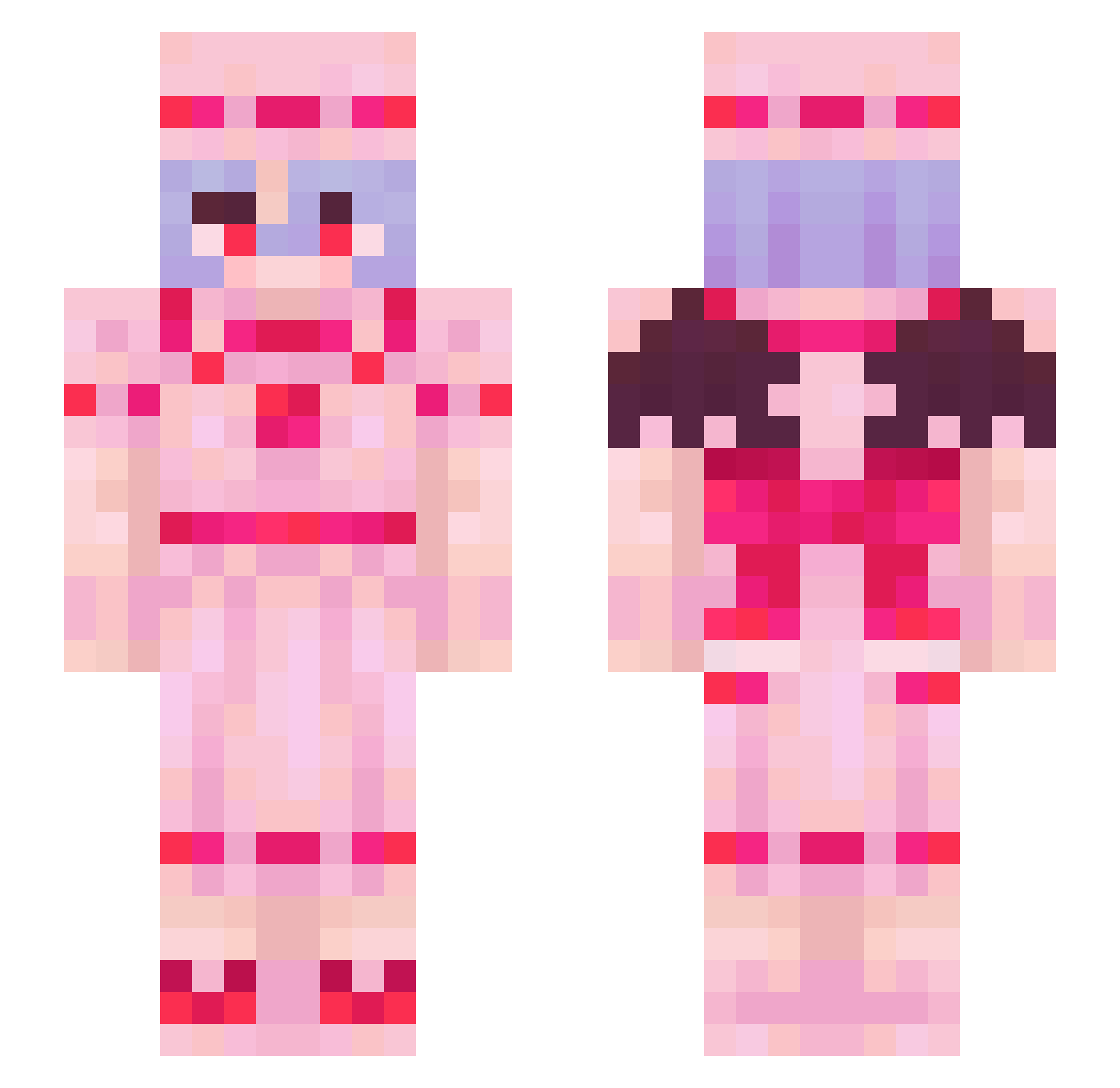 DukeOfShades Minecraft skin, front and back view