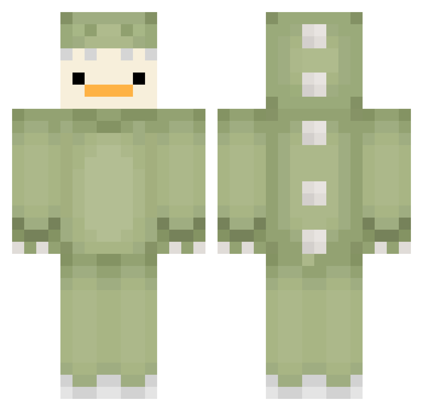 daniboi_28 Minecraft skin, front and back view