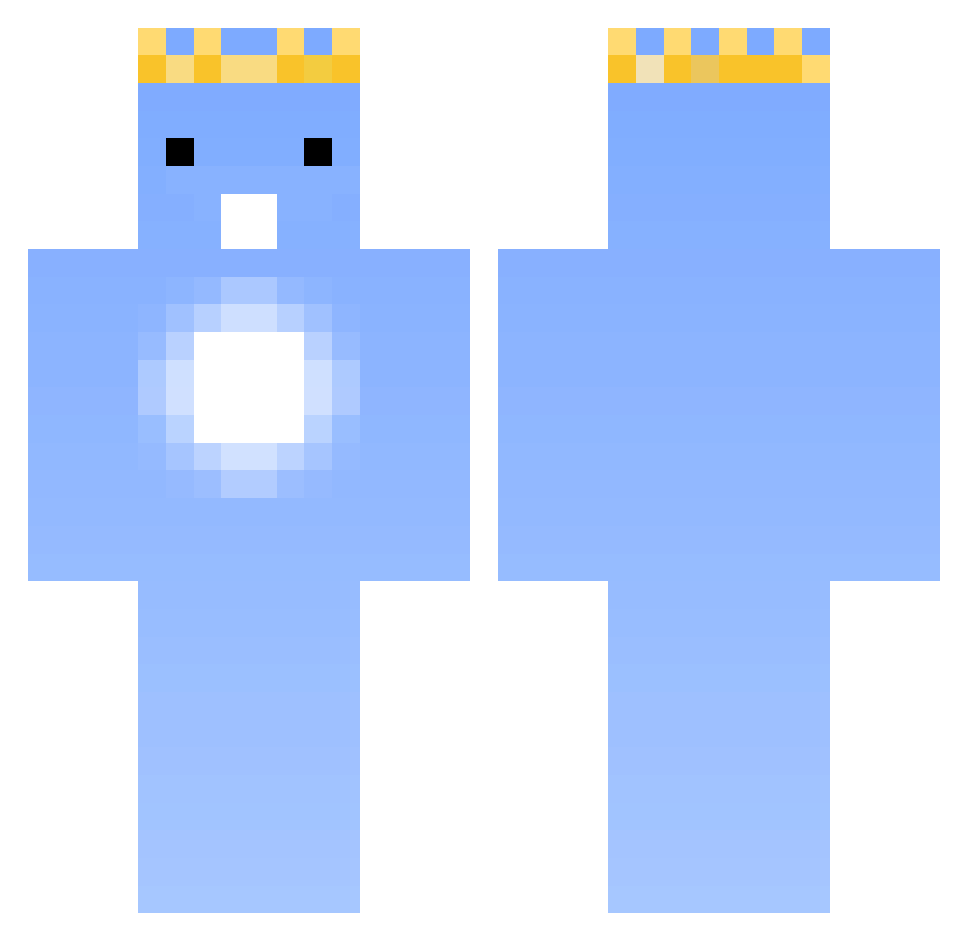 staxy___ Minecraft skin, front and back view