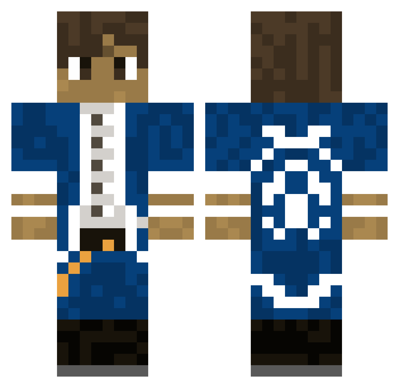 Y_Monster_Y Minecraft skin, front and back view