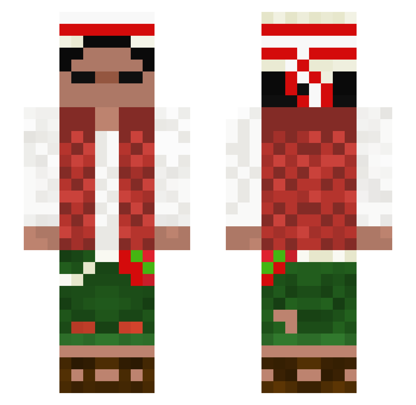 T21DylanX_X Minecraft skin, front and back view