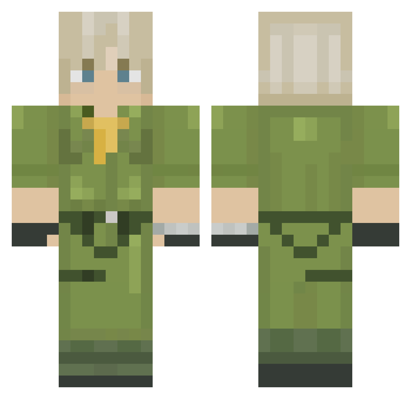 Siemneczko - kazuhira miller Minecraft skin
