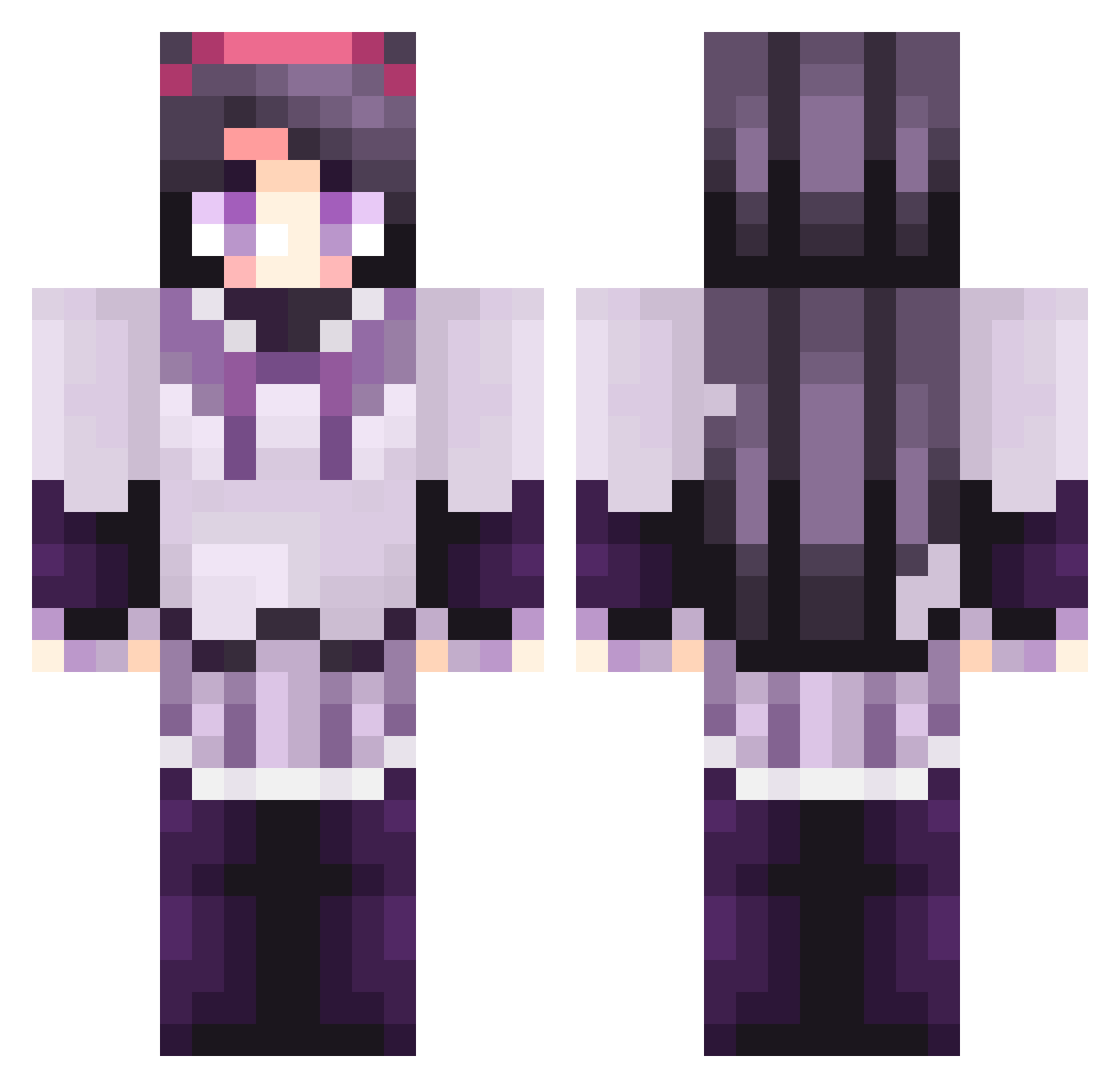 ano_eto Minecraft skin, front and back view