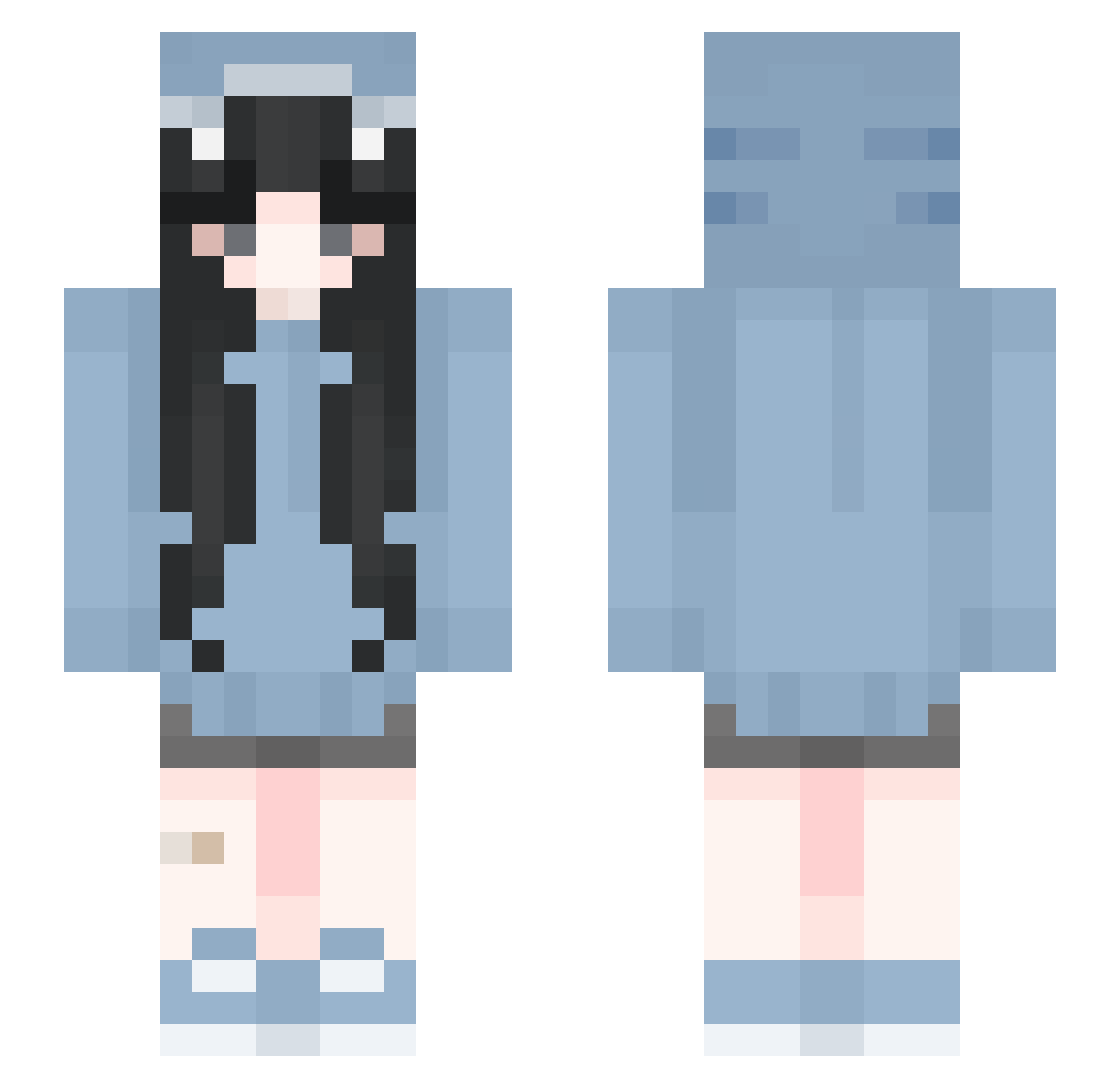 gx5_msmc_rn6 Minecraft skin, front and back view