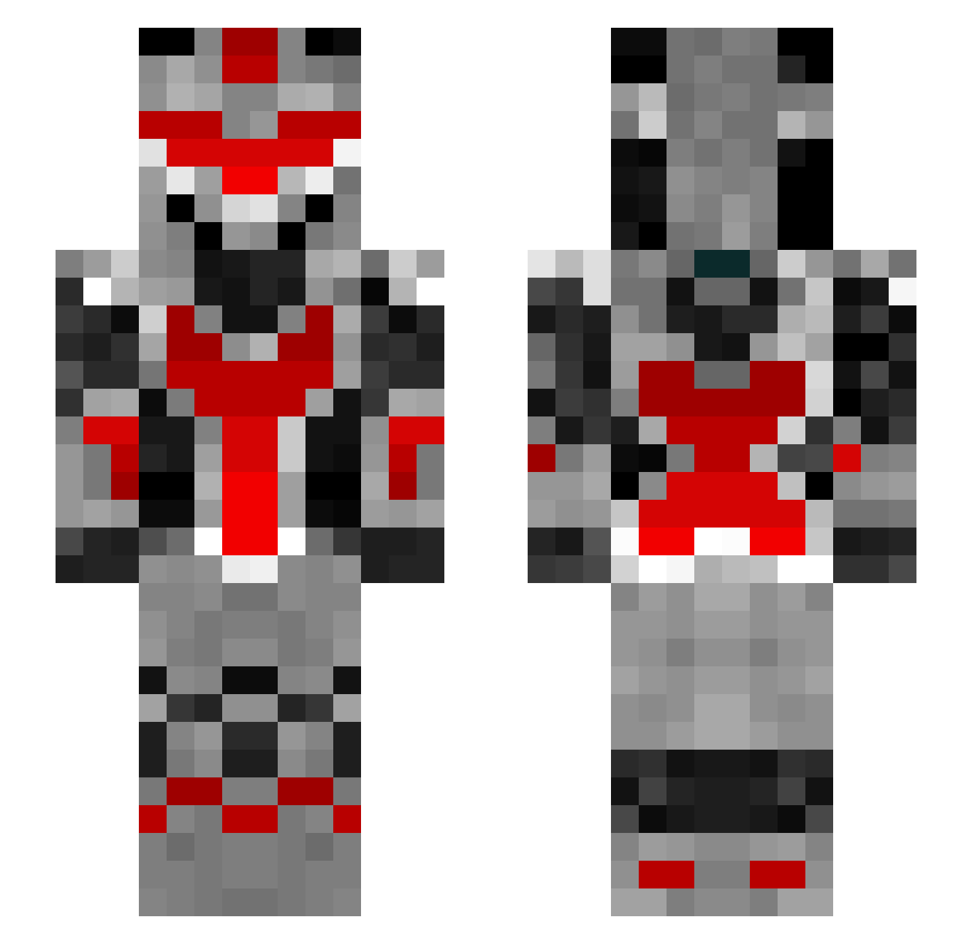 alexfly174 Minecraft skin, front and back view