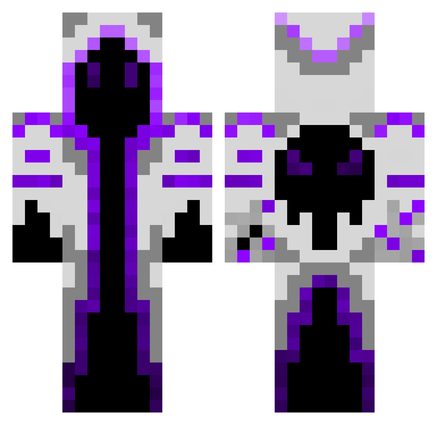 Yahya05 Minecraft skin, front and back view