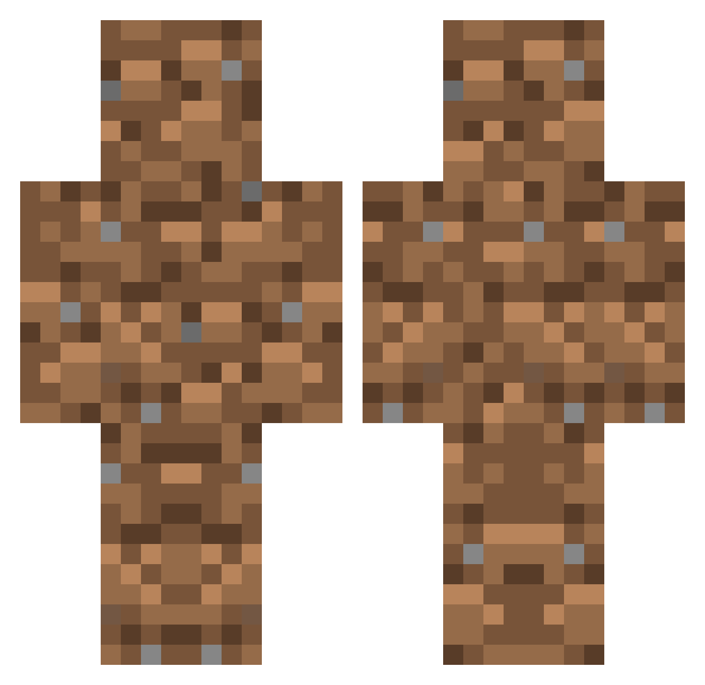 uelhkkliquide Minecraft skin, front and back view