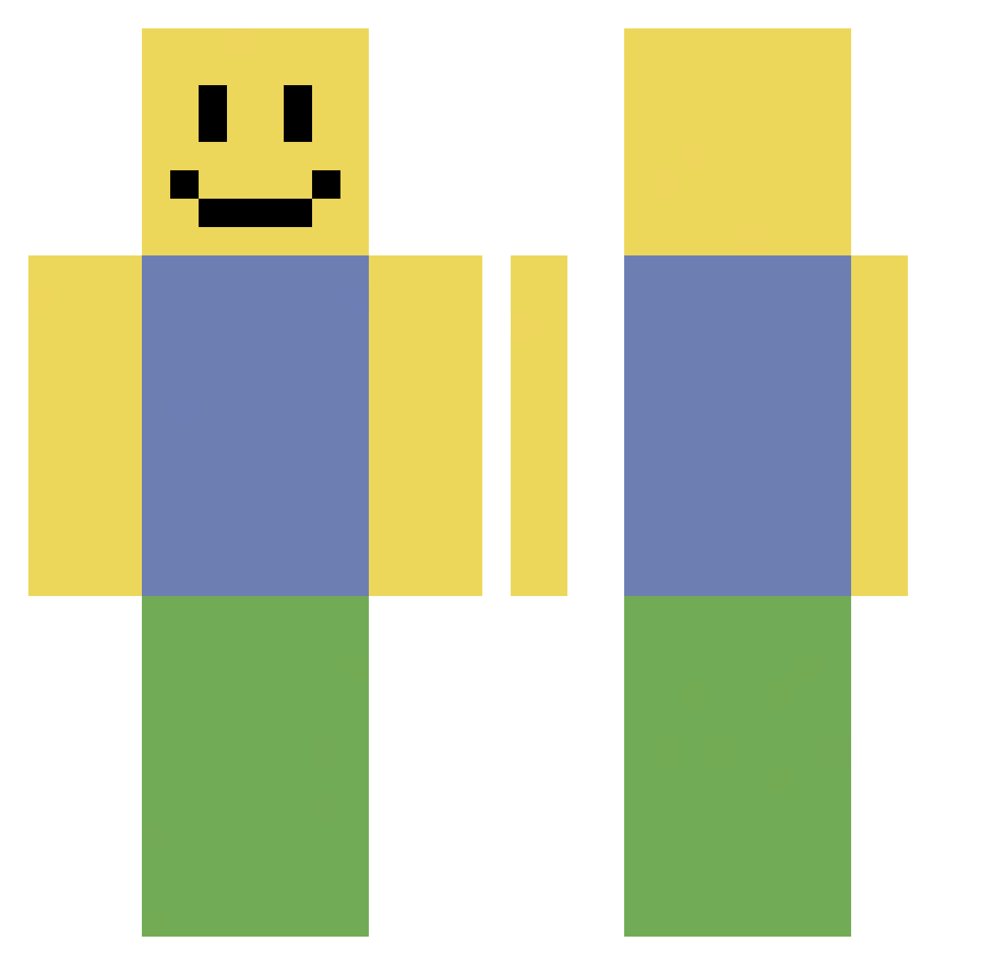 tmarag678 Minecraft skin, front and back view
