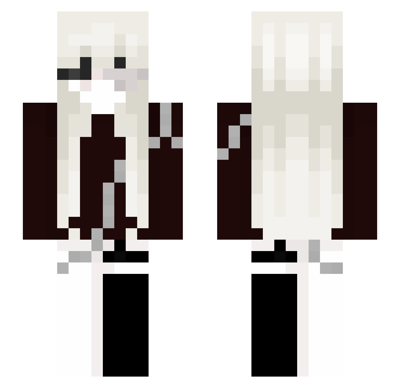 S_diaz Minecraft skin, front and back view