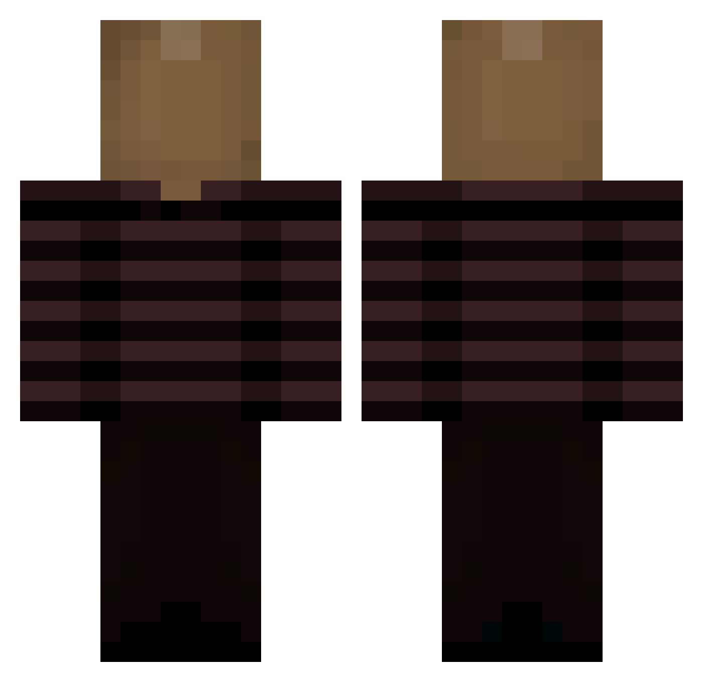kind_Koala1 Minecraft skin, front and back view