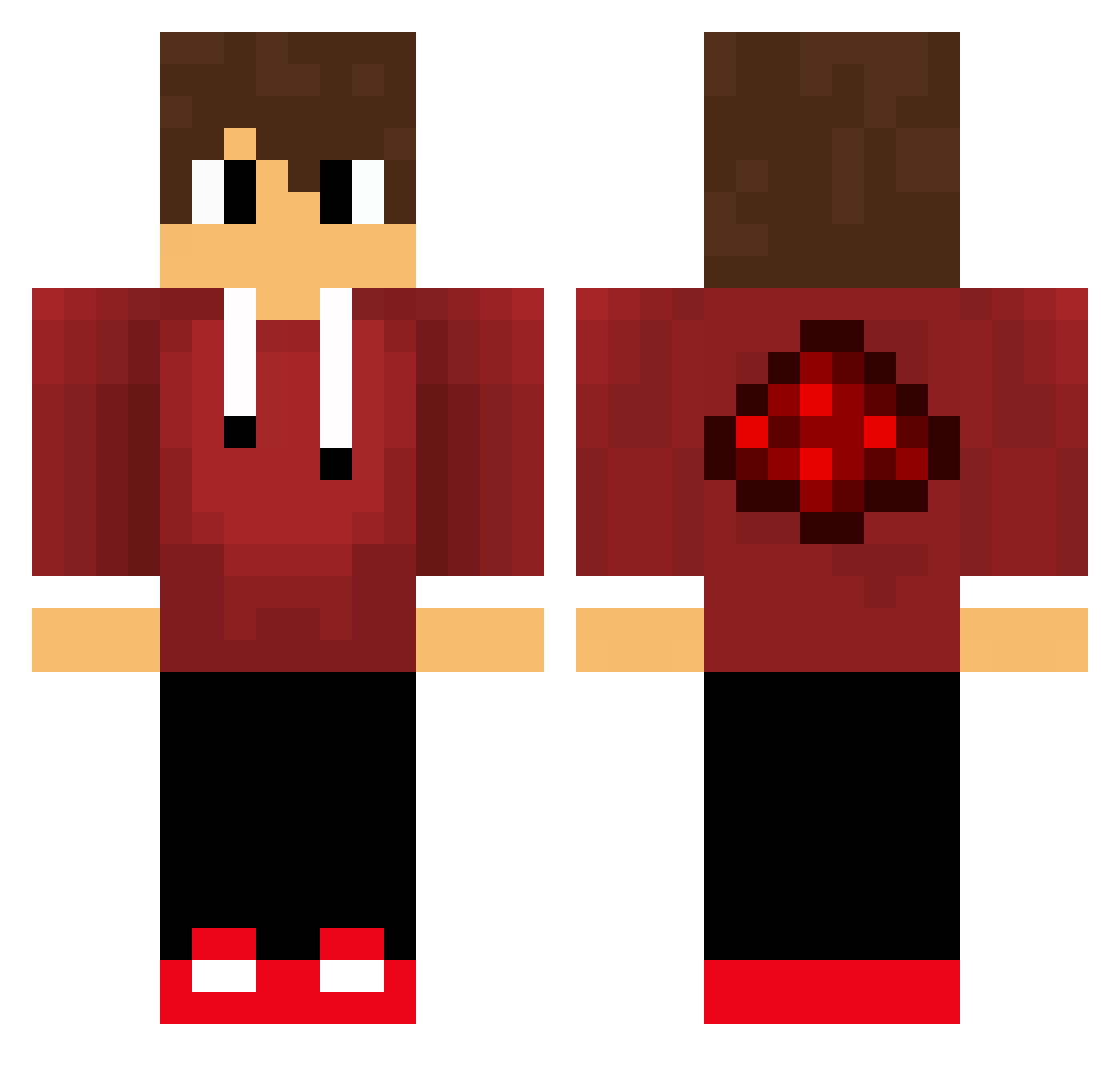 matthias8 Minecraft skin, front and back view