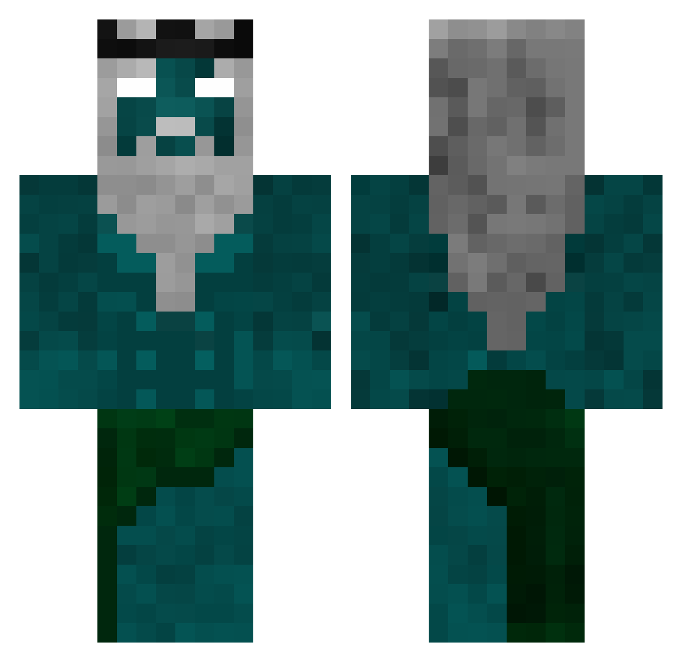 Spider_Slayer10 Minecraft skin, front and back view