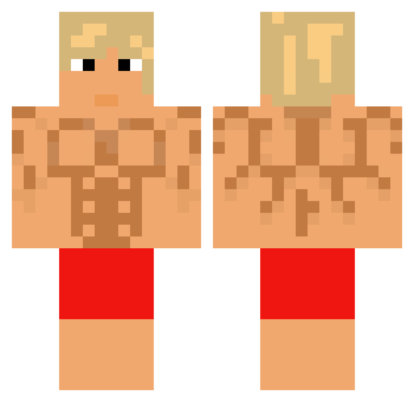 SheeptotheMAX Minecraft skin, front and back view