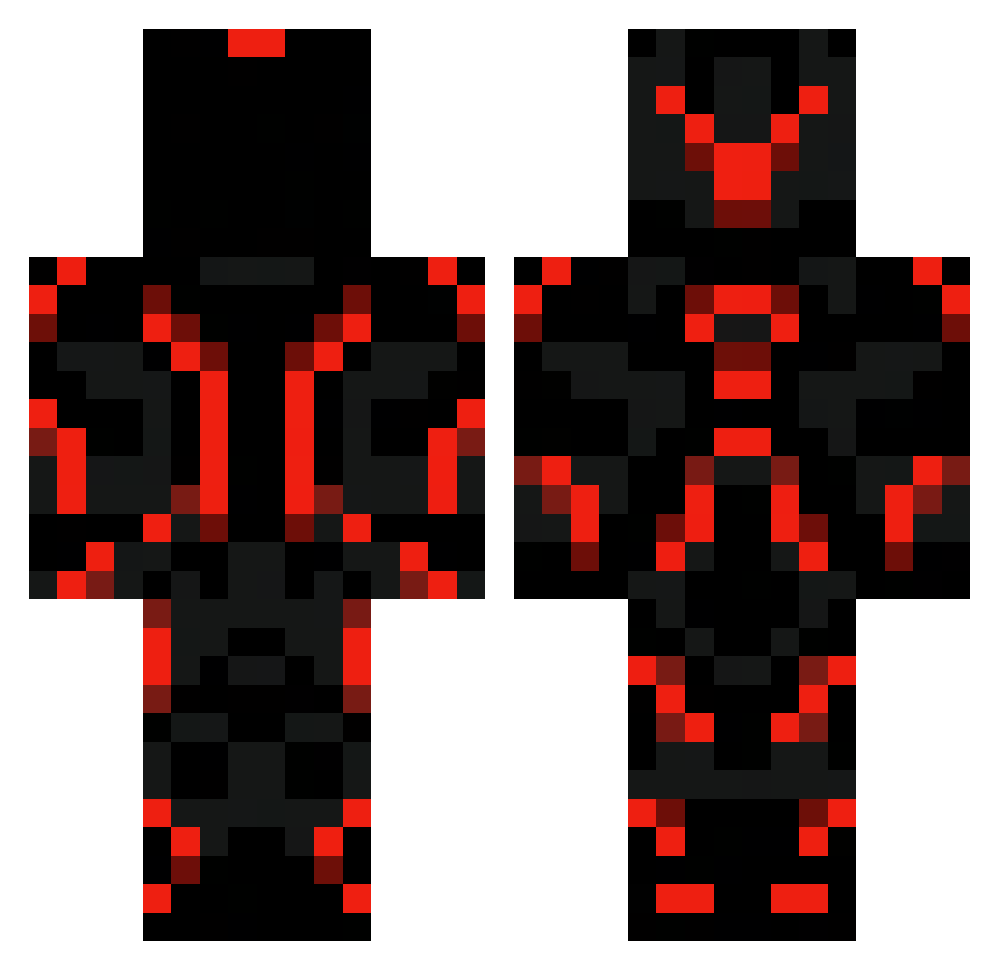 Folcrum_ Minecraft skin, front and back view