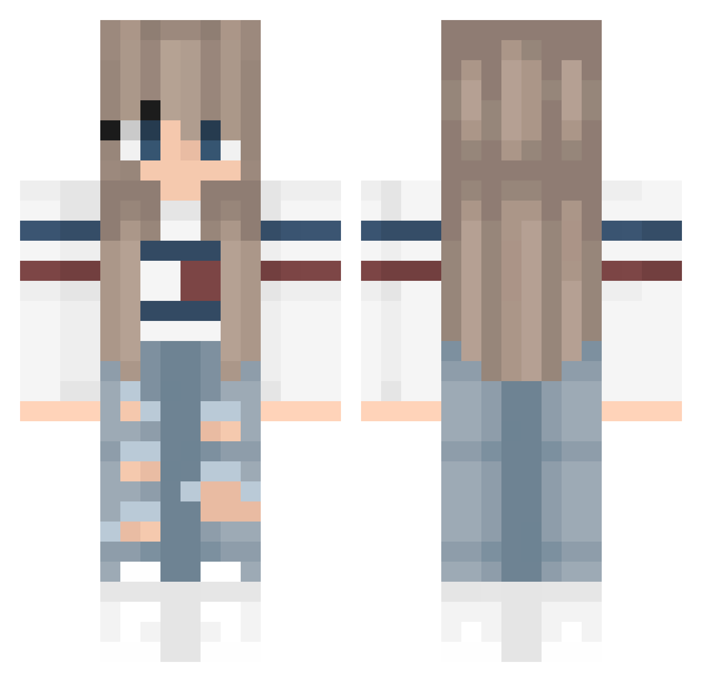 lumberjack013 Minecraft skin, front and back view