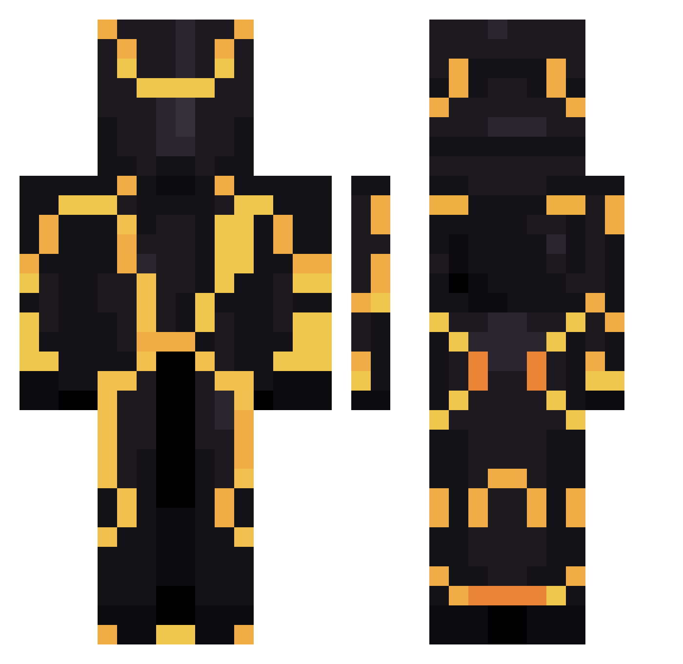 i_am_dost Minecraft skin, front and back view