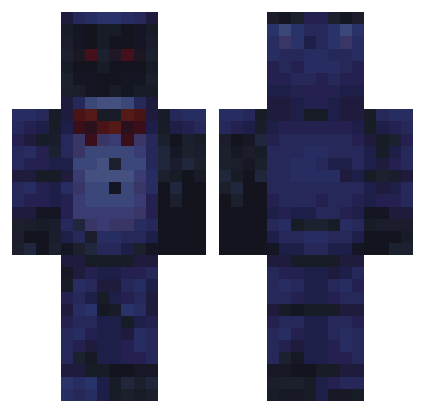 zking_119 Minecraft skin, front and back view