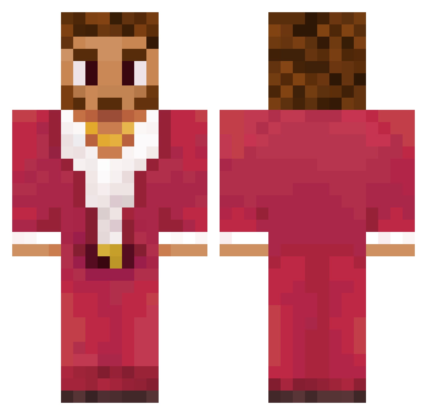 n0ah920 Minecraft skin, front and back view