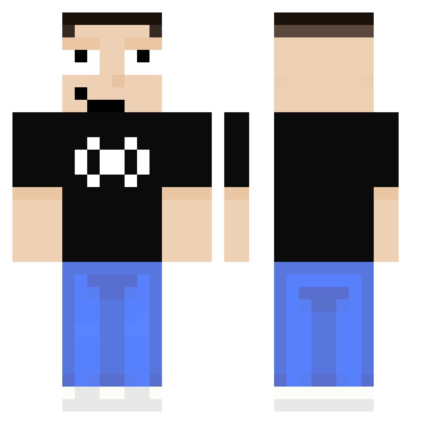 soosenbinder22 Minecraft skin, front and back view