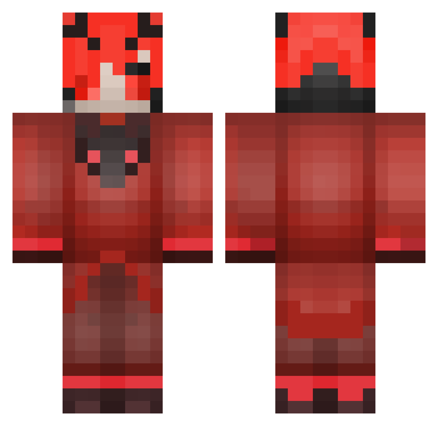 Dekuuny_ Minecraft skin, front and back view
