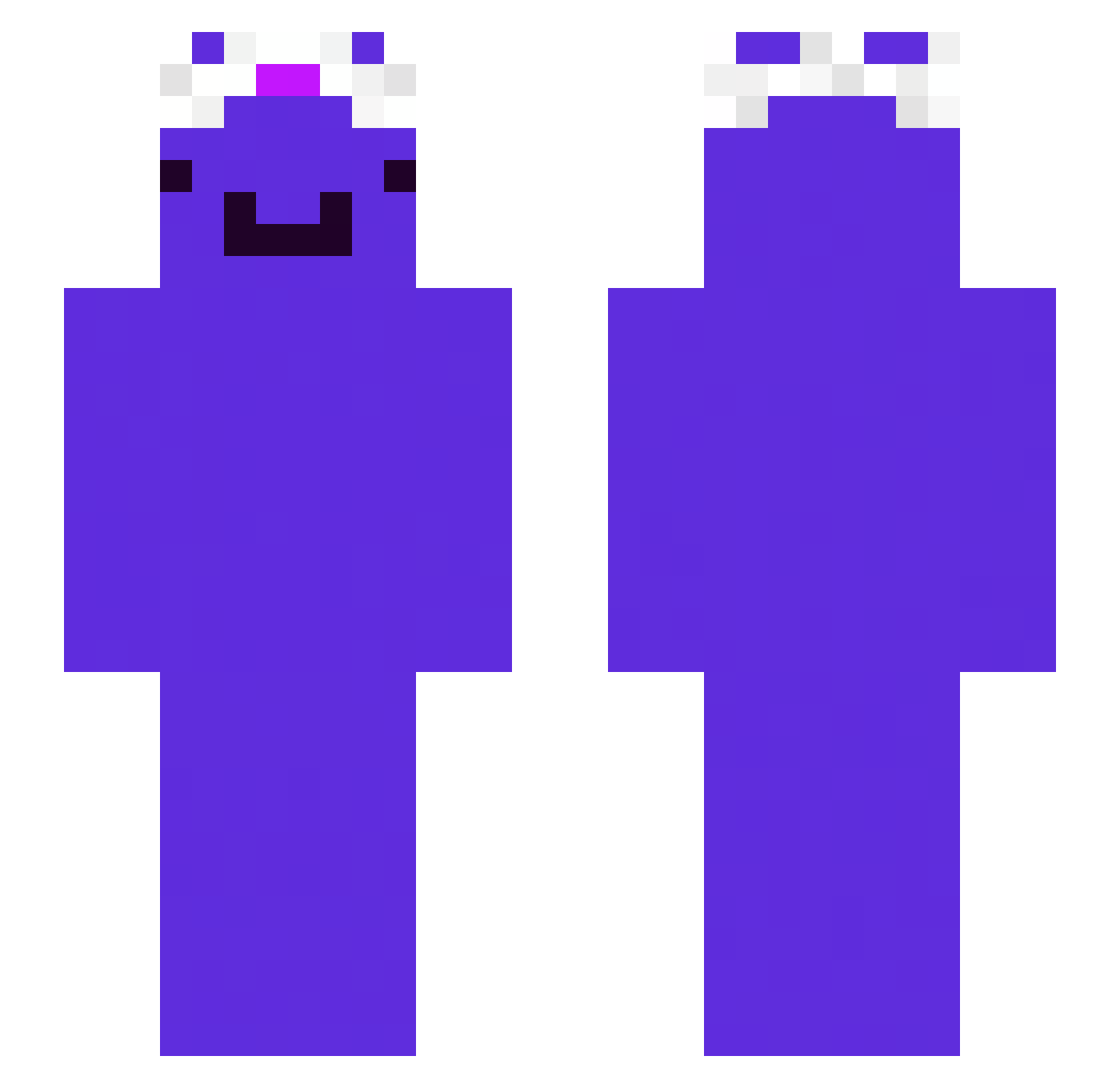 Xyr0xxx_ Minecraft skin, front and back view