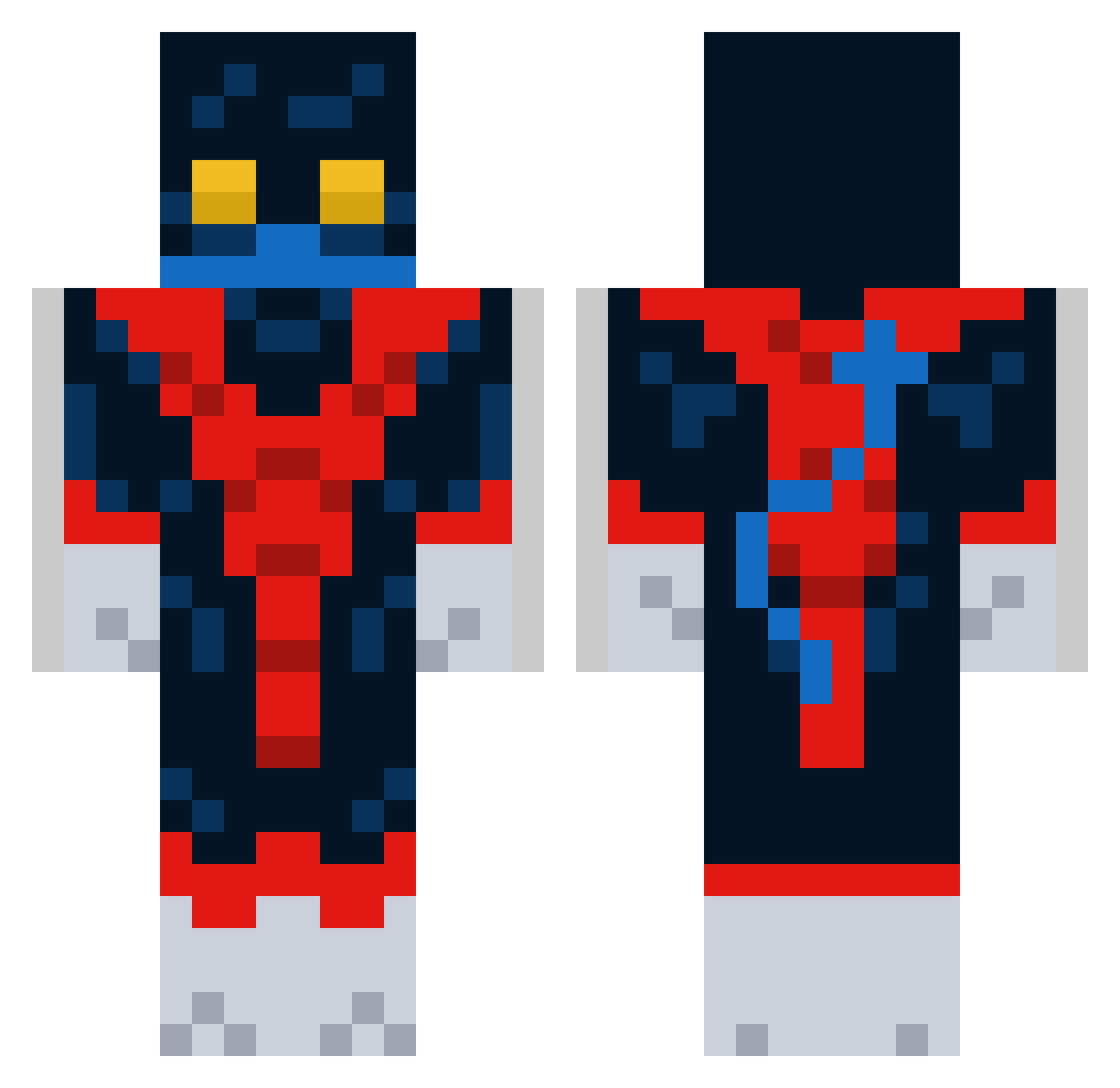 void_293g Minecraft skin, front and back view