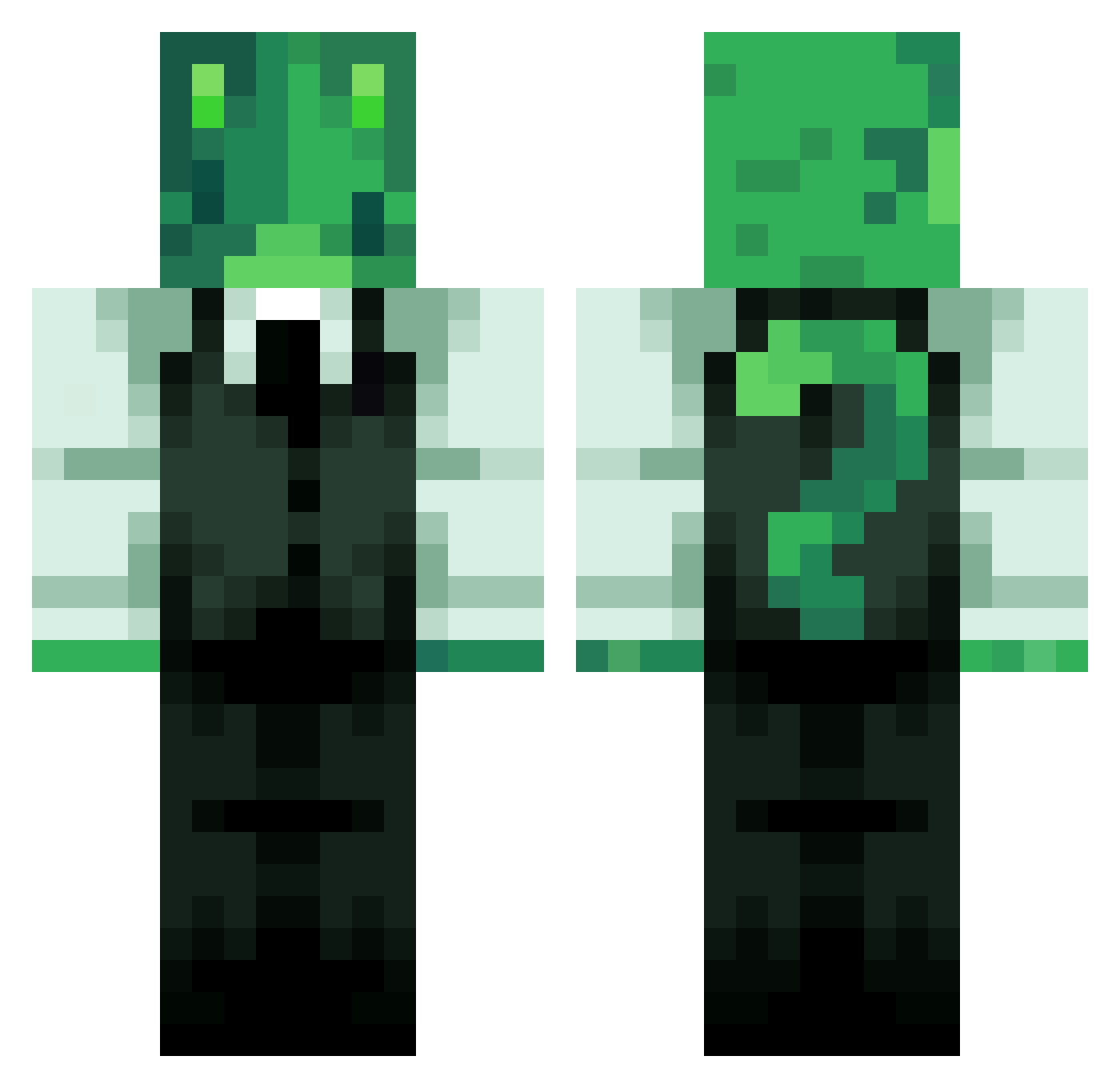 Kyee113 Minecraft skin, front and back view