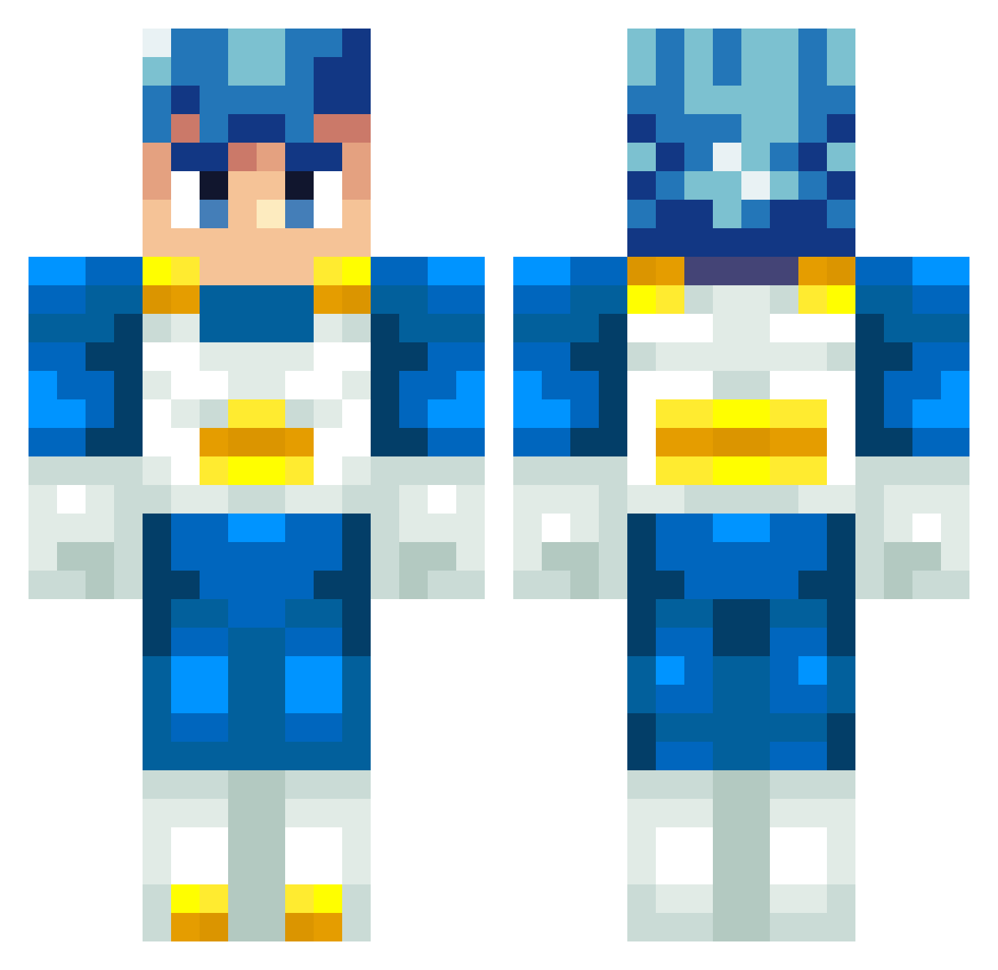 Ibostyler3000ms Minecraft skin, front and back view
