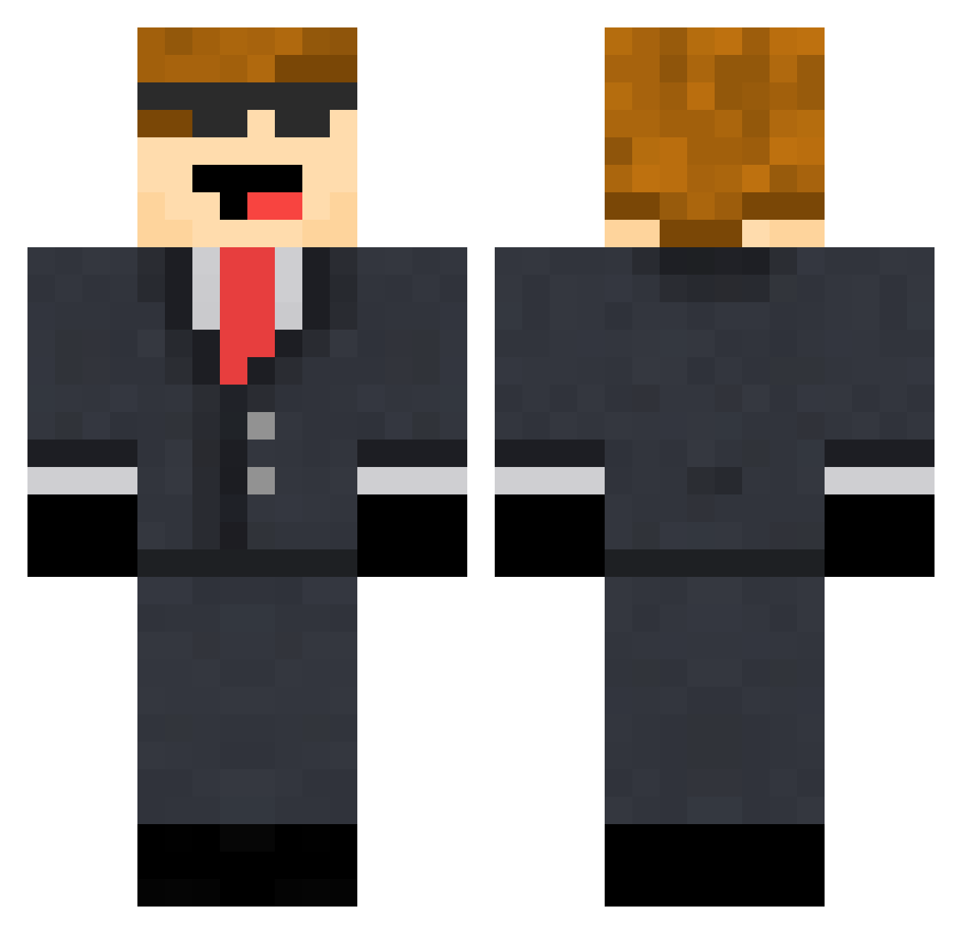 EwanMcEwan1 Minecraft skin, front and back view