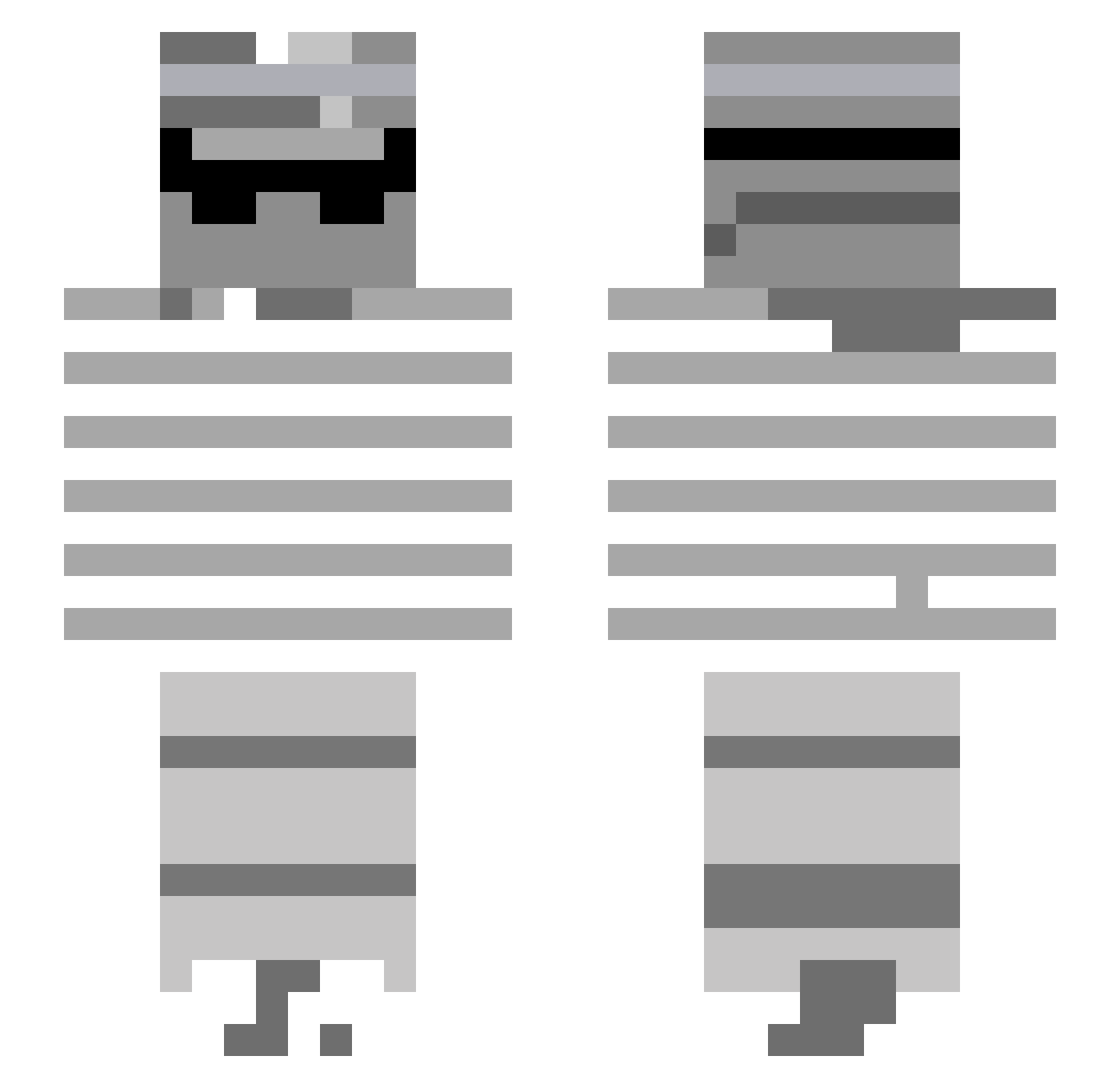 NatrixxddxYT Minecraft skin, front and back view