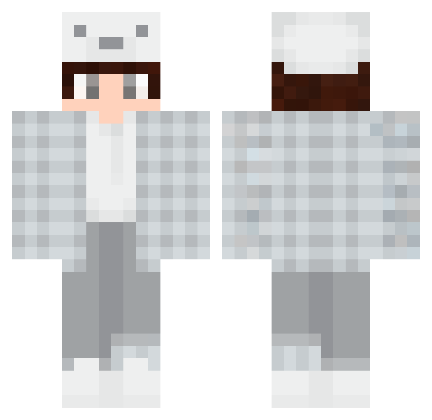 raph4eI Minecraft skin, front and back view