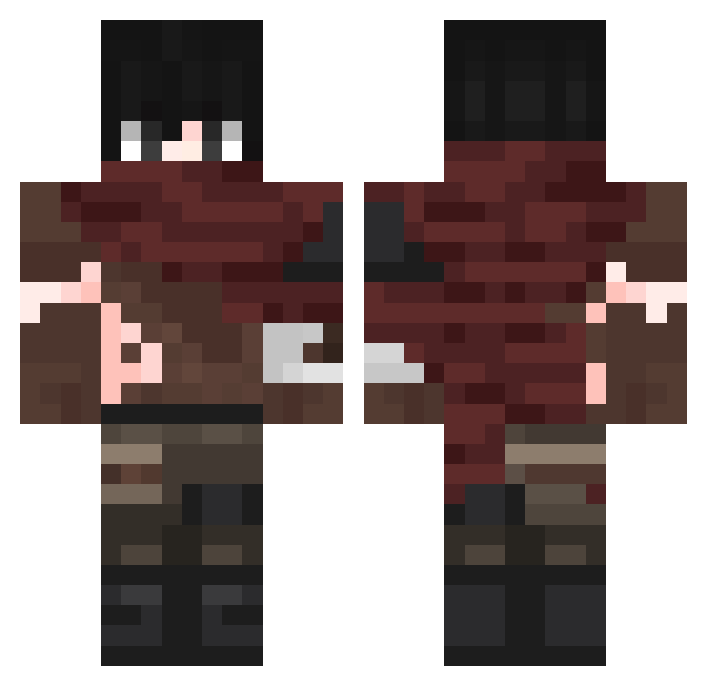 ser_42 Minecraft skin, front and back view