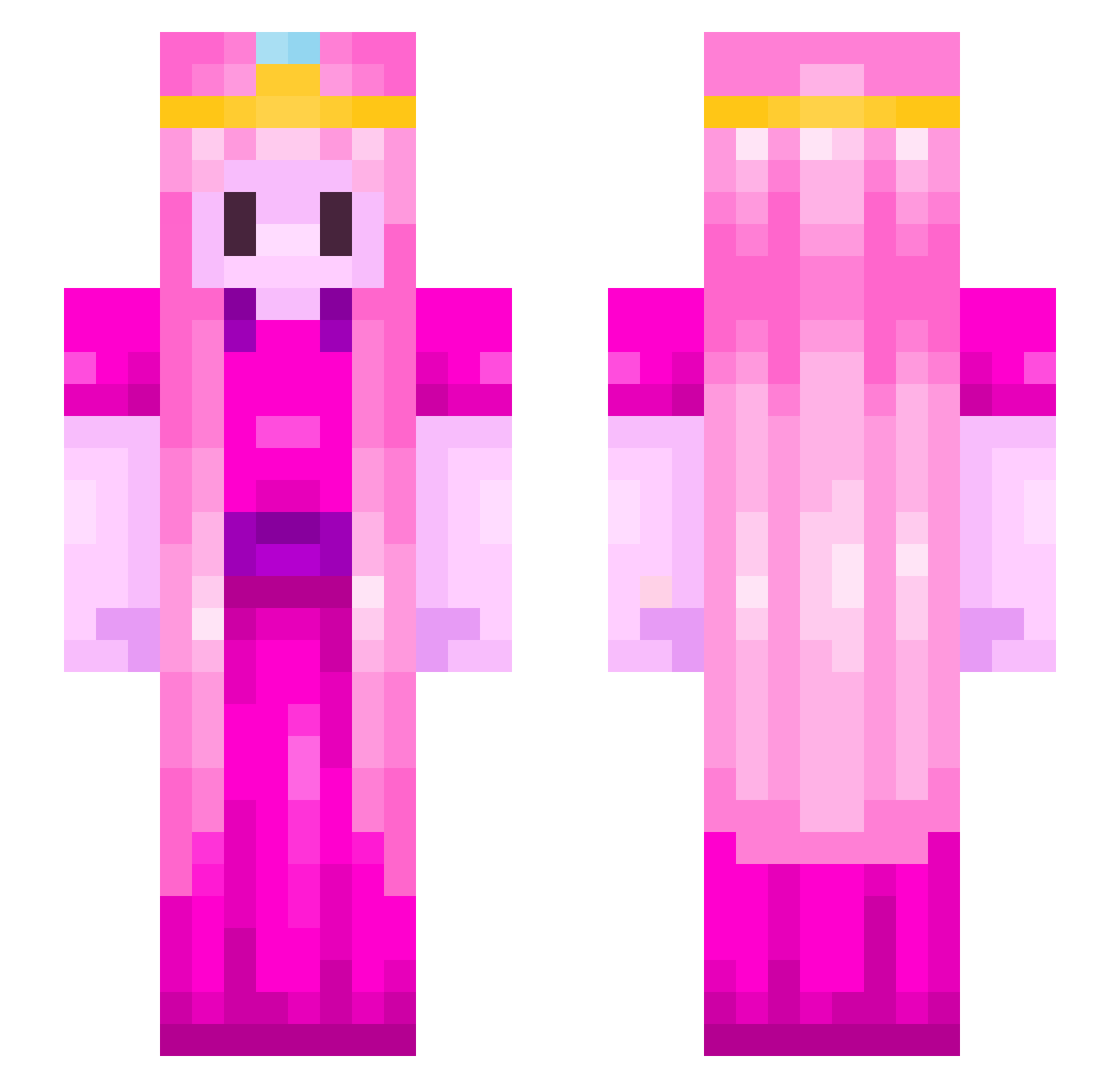 sealenthusiast Minecraft skin, front and back view