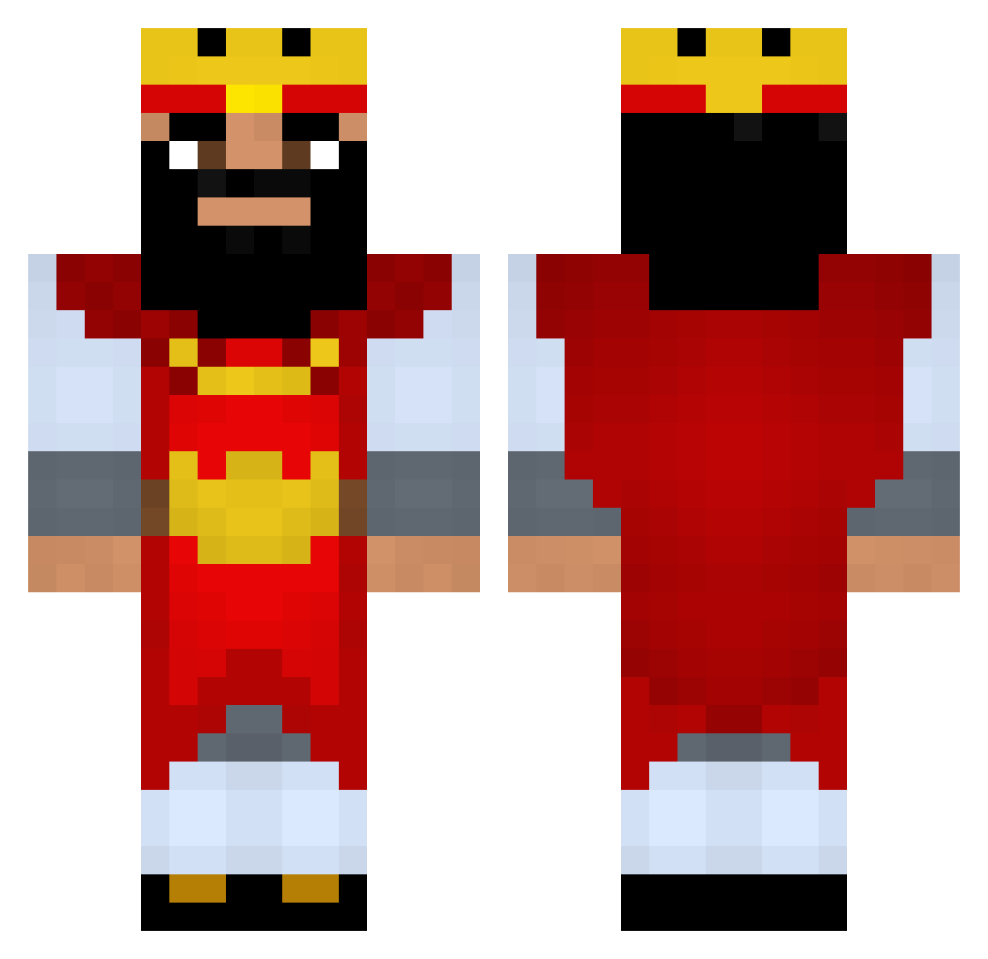 jaaime_gleez Minecraft skin, front and back view