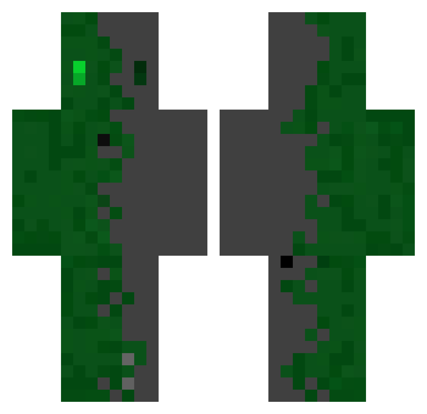 SALOME1984 Minecraft skin, front and back view