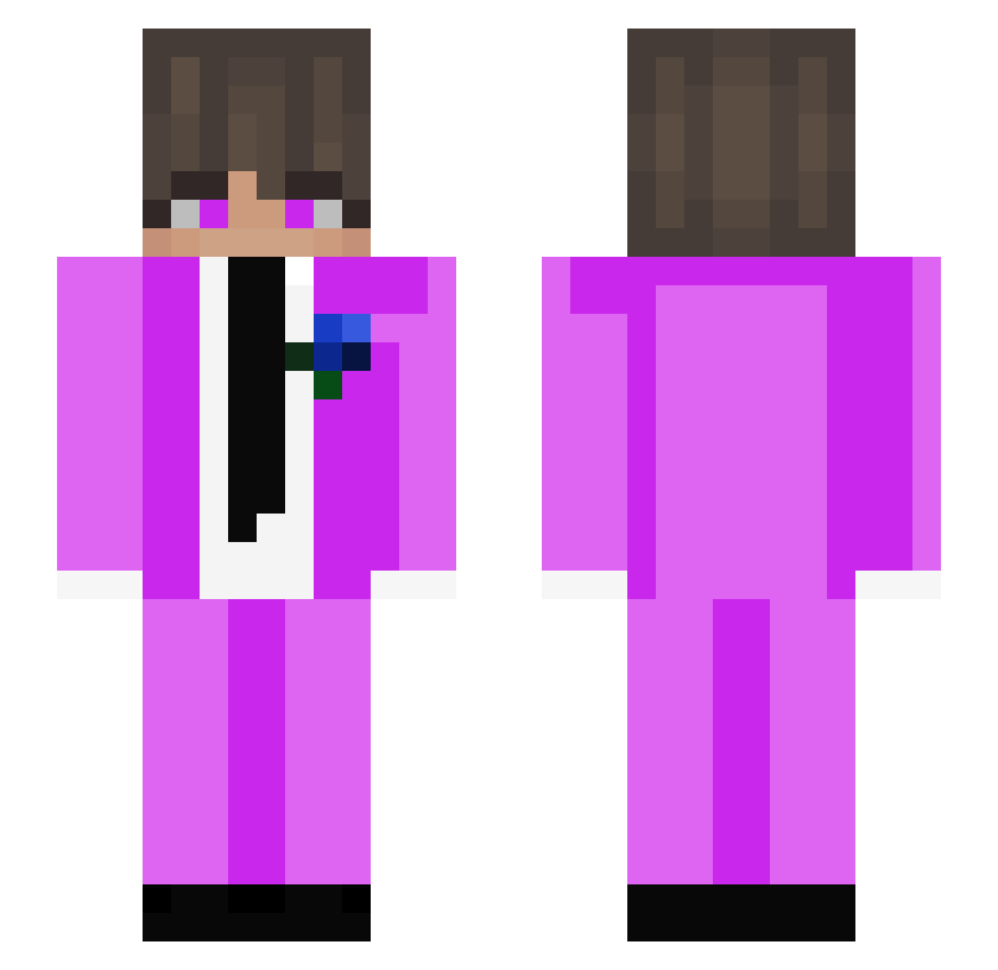 _geez Minecraft skin, front and back view