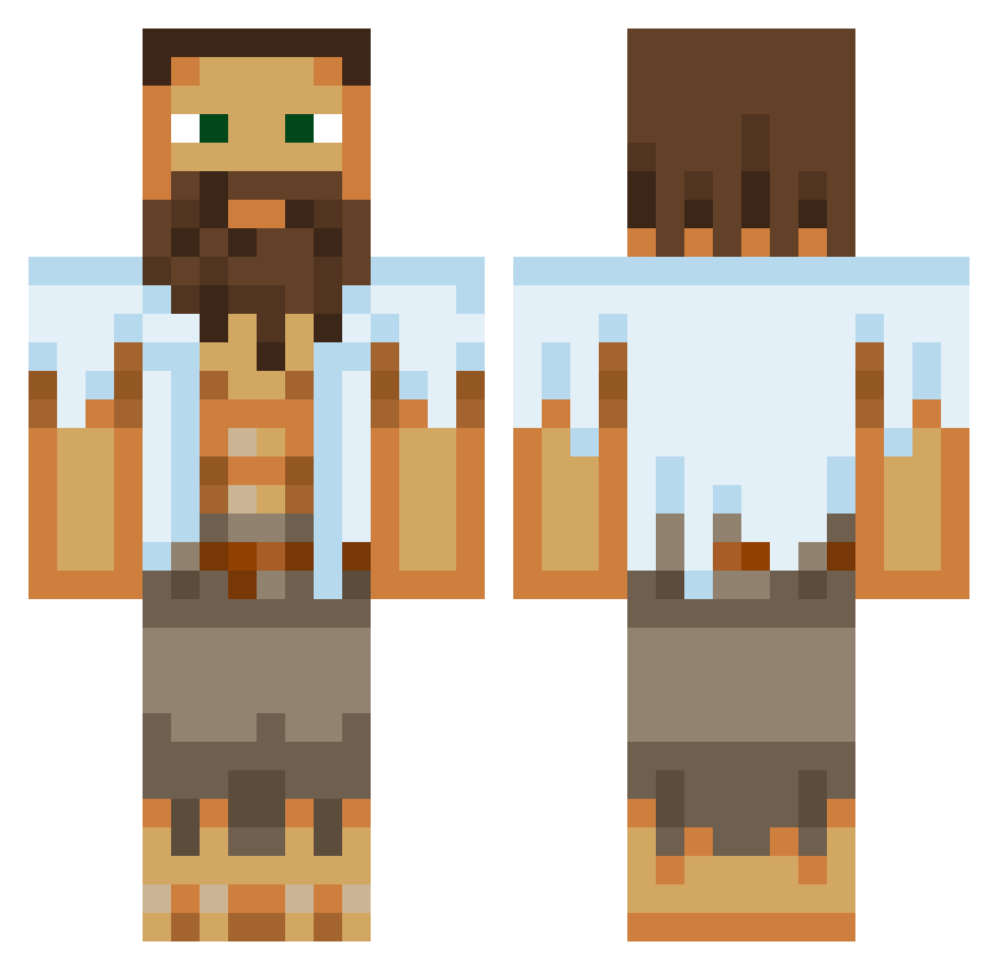 faszgok - castaway Minecraft skin